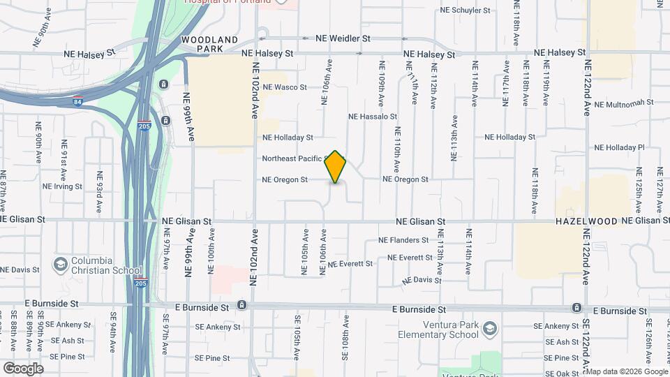 718 NE 106th Pl Map and Location Details