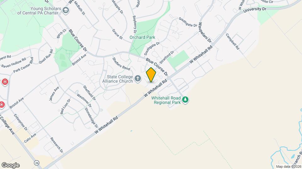 935 W Whitehall Rd Map and Location Details