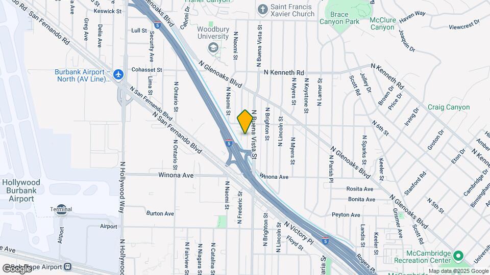 2660 N Frederic St Map and Location Details