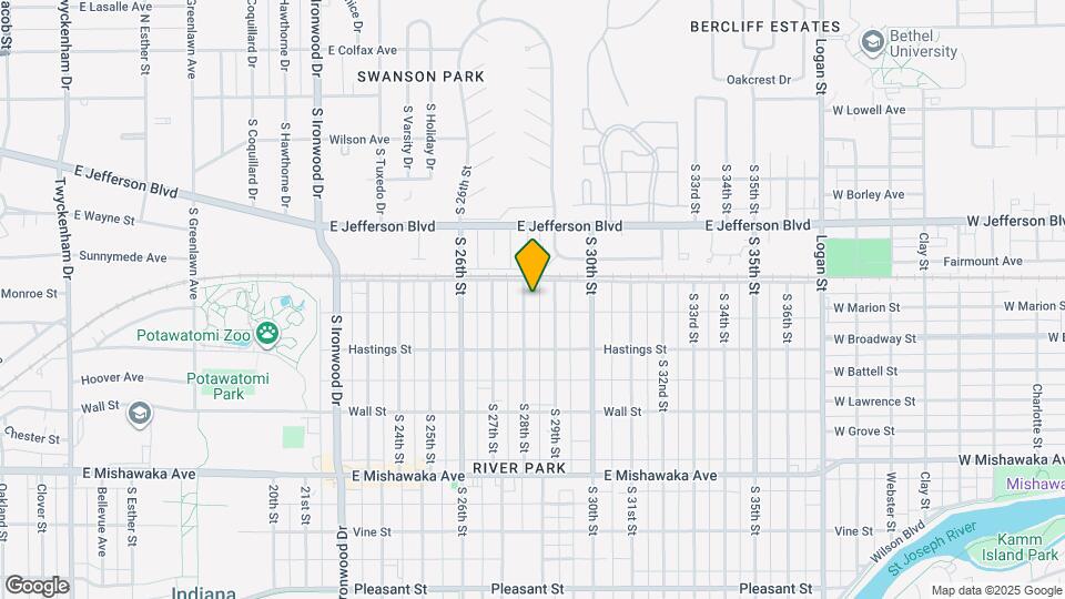 518 S 28th St Map and Location Details