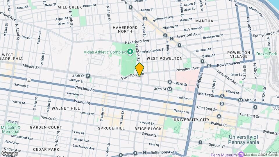 22 N 42nd St Map and Location Details