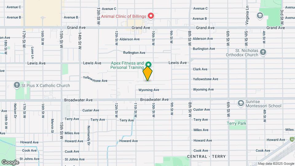 1010 Yellowstone Ave Map and Location Details