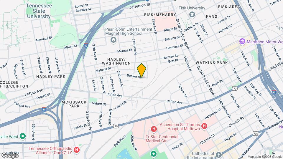 2311 Booker St Mapa y Detalles de la Ubicación
