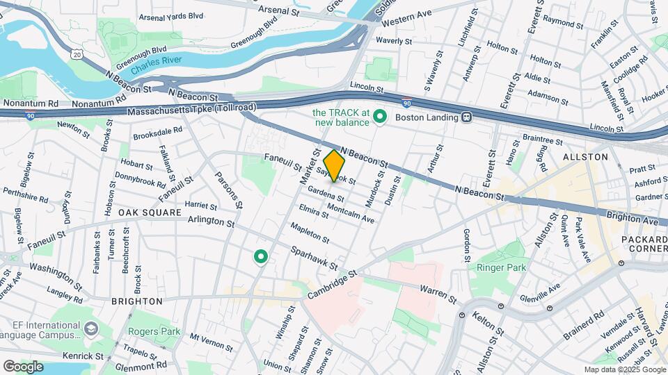 40 Glencoe St, Unit 1 Map and Location Details