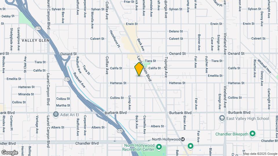 11522 Emelita St Map and Location Details
