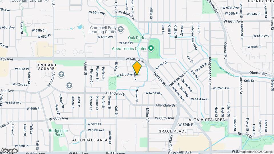 10590 W 63rd Ave Map and Location Details