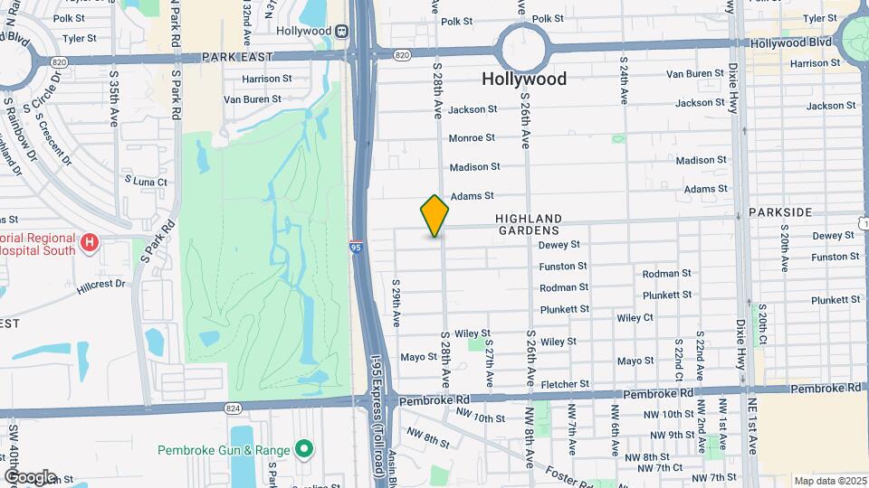 2813 Dewey St Map and Location Details