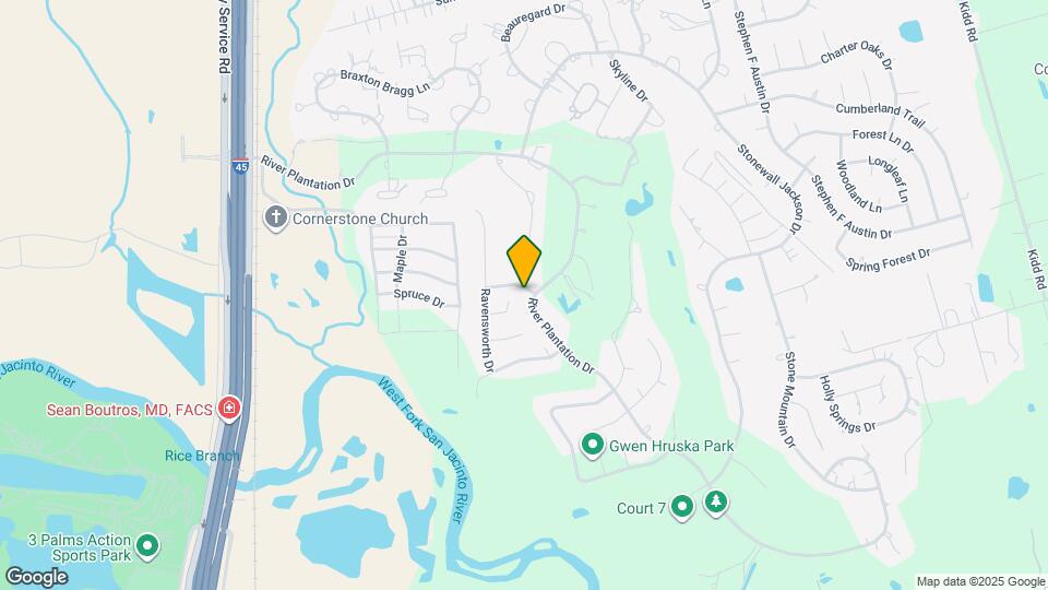 540 River Plantation Dr Map and Location Details