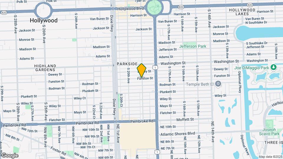 1110 S 19th Ave Map and Location Details