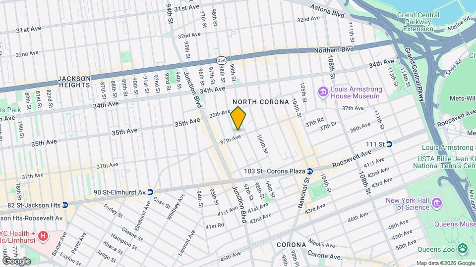 98-07 37th Ave Map and Location Details