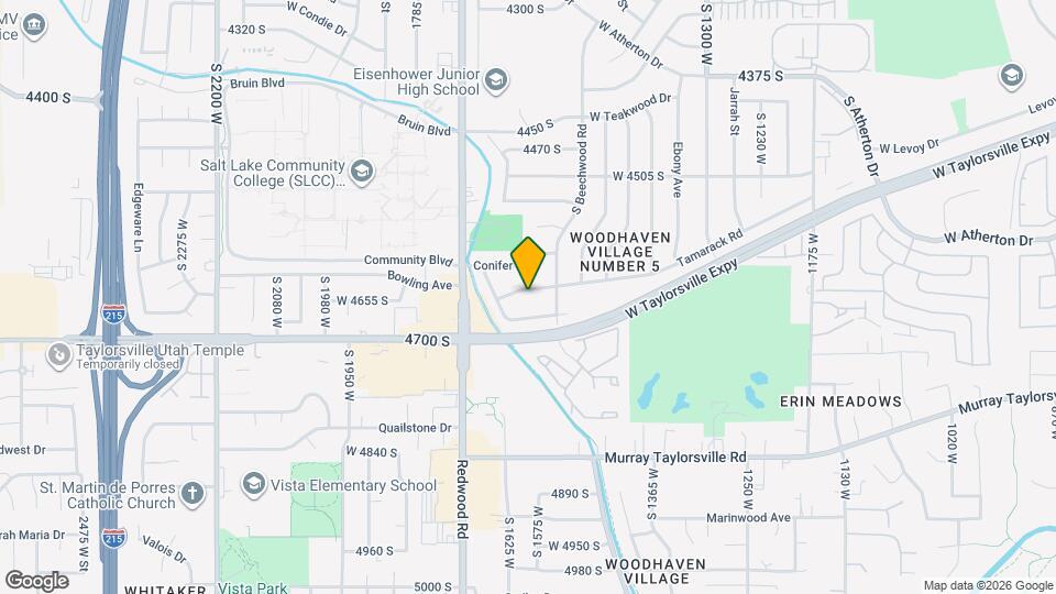 1593 Manzanita Dr, Unit 5900-110 Map and Location Details