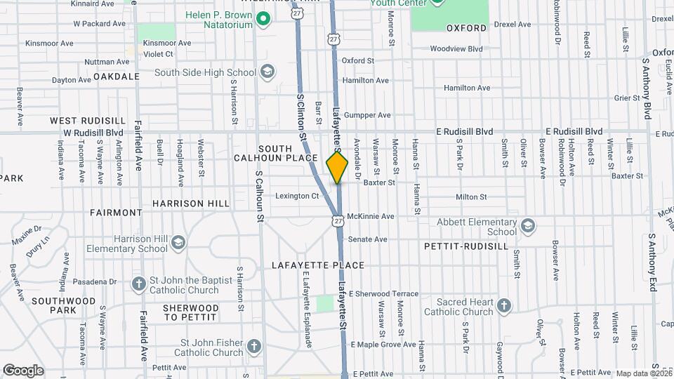 4126 Lafayette St Map and Location Details