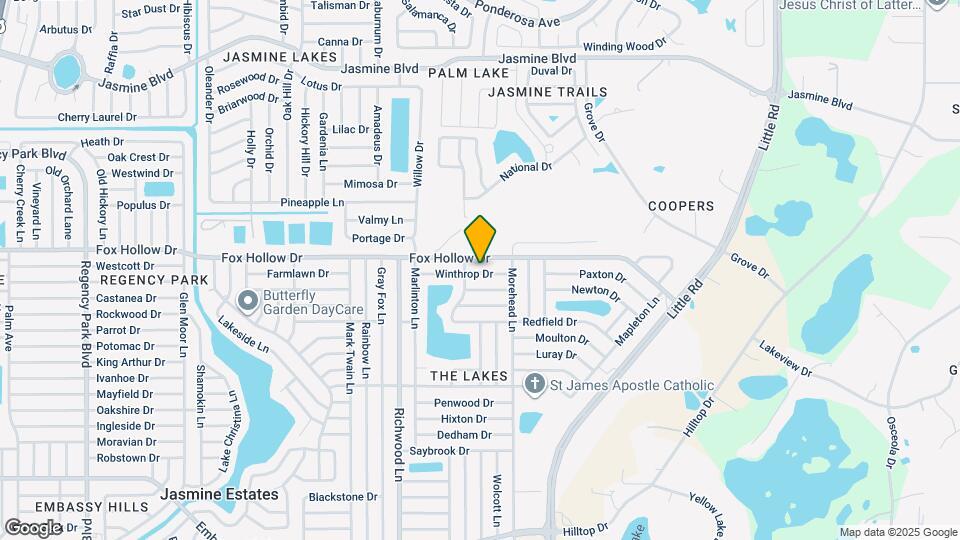 8215 Winthrop Dr Map and Location Details