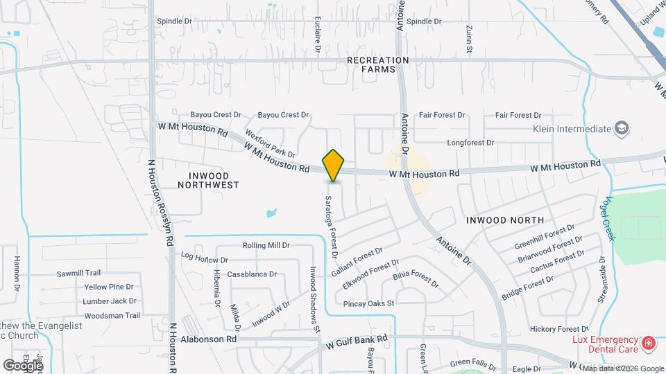 8726 Wildforest Dr Map and Location Details