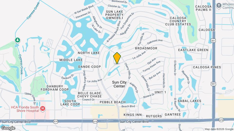 912 La Jolla Ave Map and Location Details
