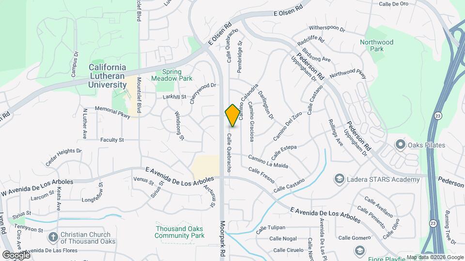 2986 Calle Quebracho Map and Location Details