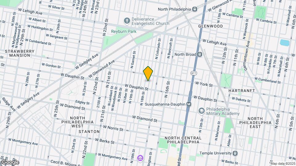 2328 N Bouvier St Map and Location Details