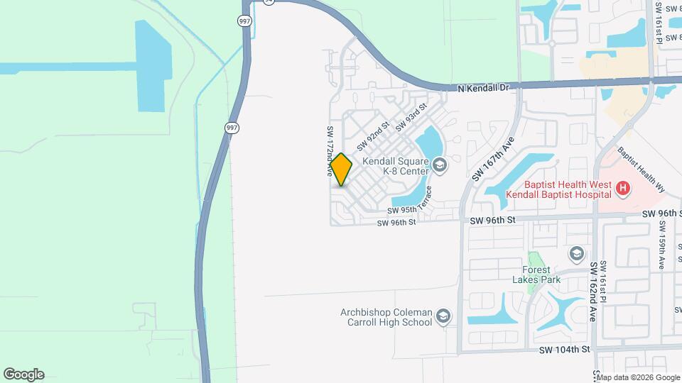 17138 SW 93rd St Mapa y Detalles de la Ubicación