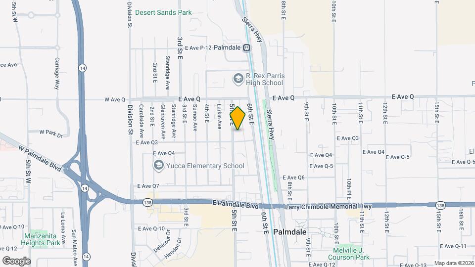 510 E Avenue Q2, Unit A Mapa y Detalles de la Ubicación