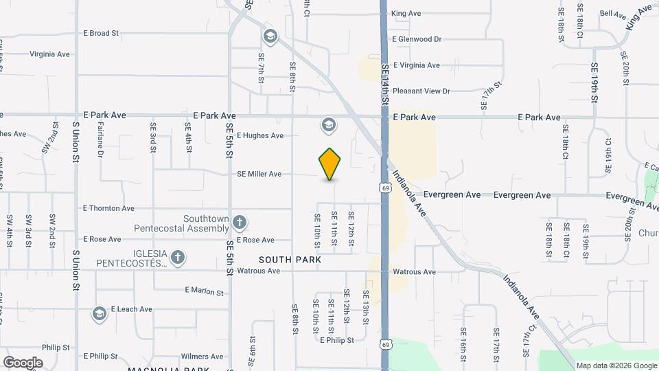 3610 SE 11th St Map and Location Details