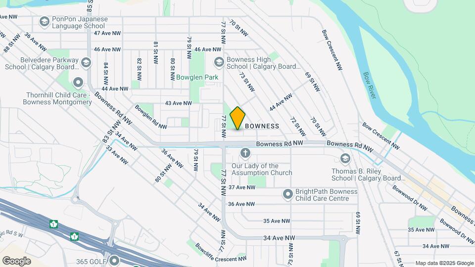 7719 41 Av NW Map and Location Details