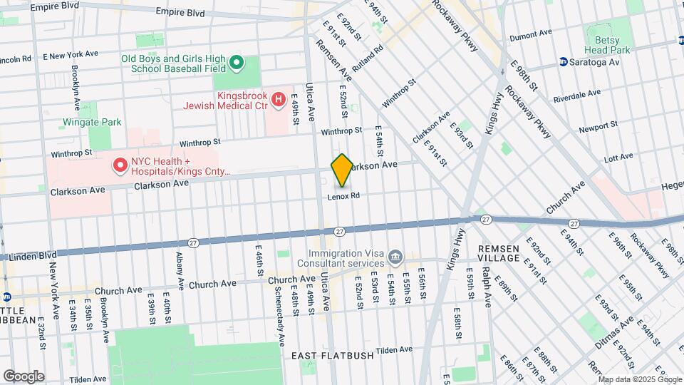 813 Lenox Rd Map and Location Details