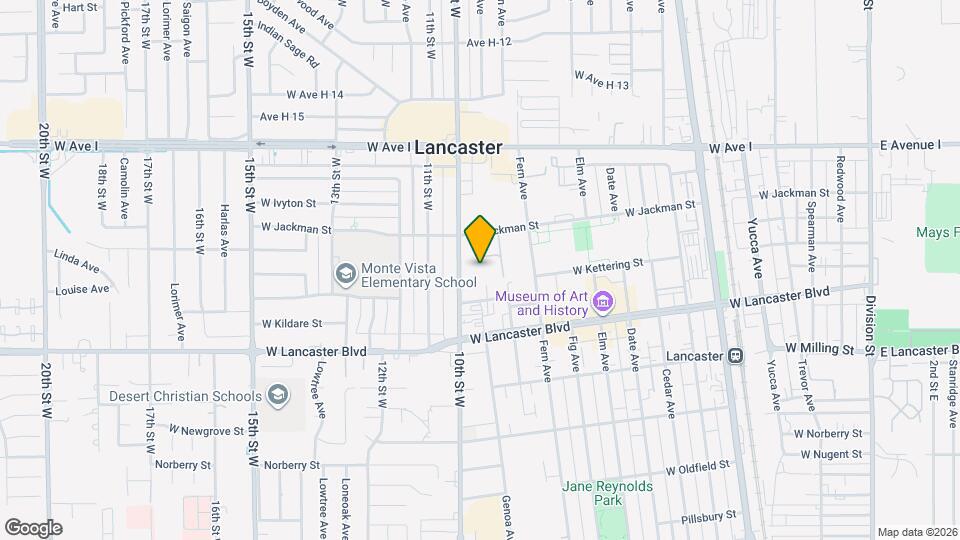 44916 10th St W Mapa y Detalles de la Ubicación