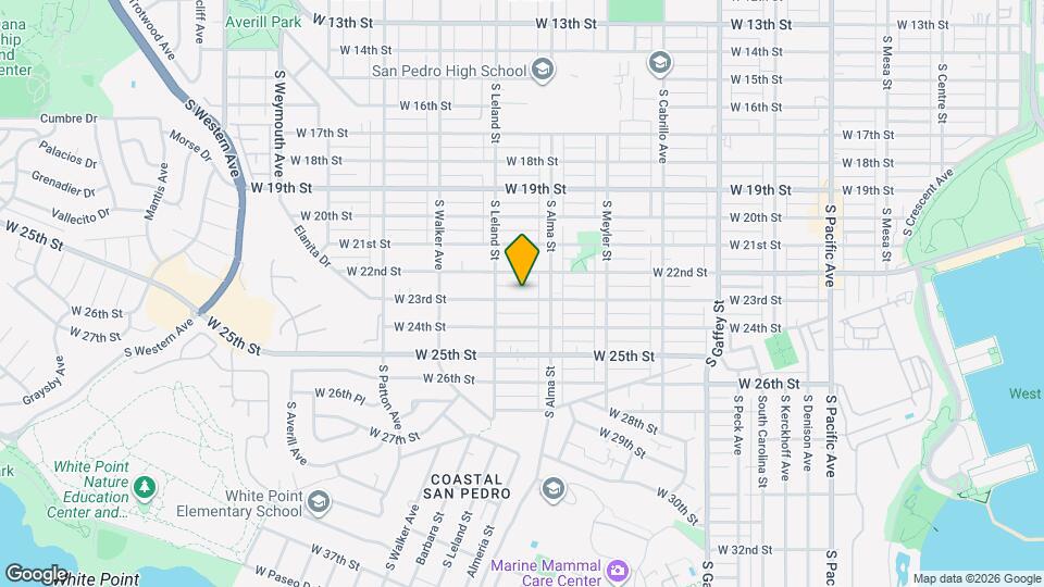 1054 W 23rd St Map and Location Details