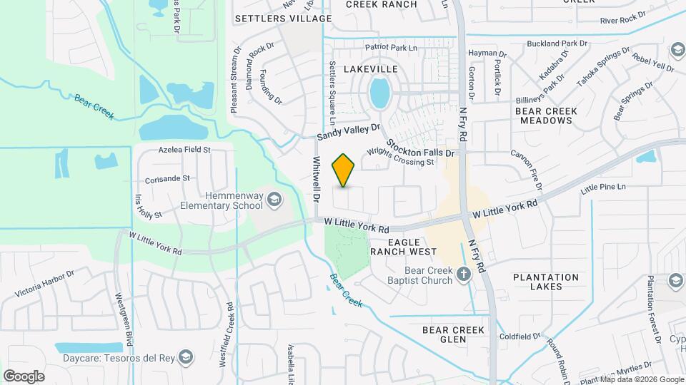 5911 Llano Creek Dr Map and Location Details