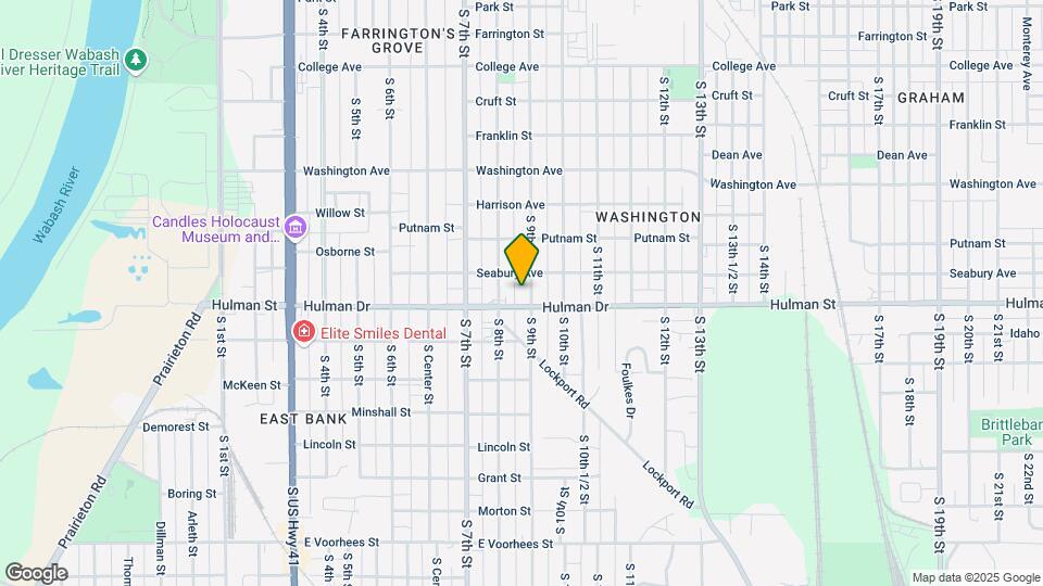 1621 S 9th St Map and Location Details