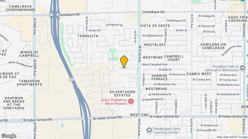 9239 W Sells Dr Map and Location Details