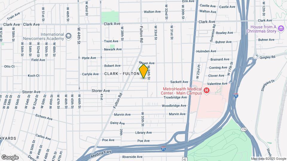 3440 Sackett Ave Map and Location Details