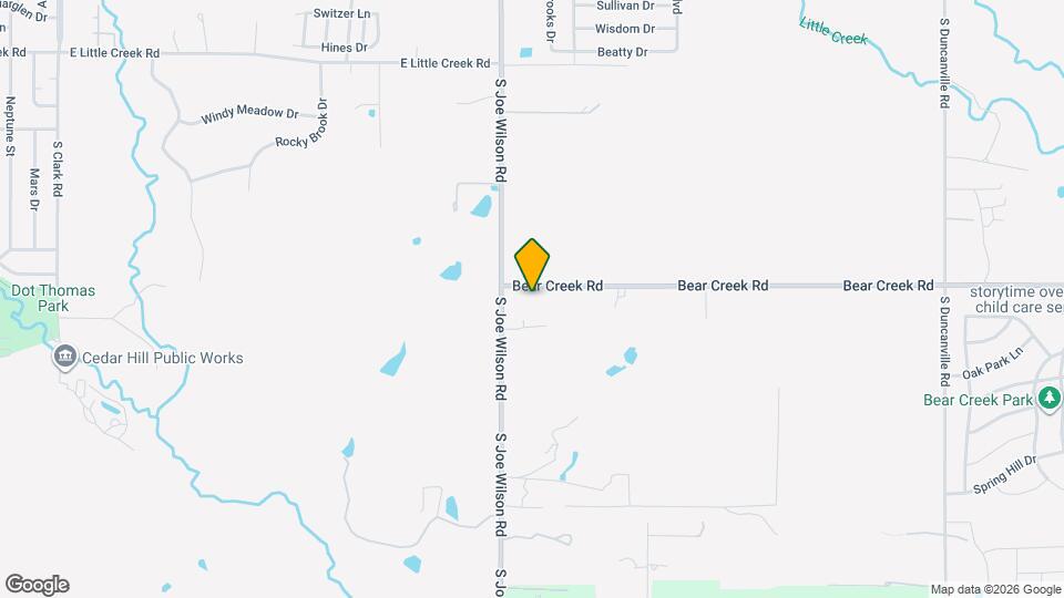 1136 Bear Creek Rd Map and Location Details