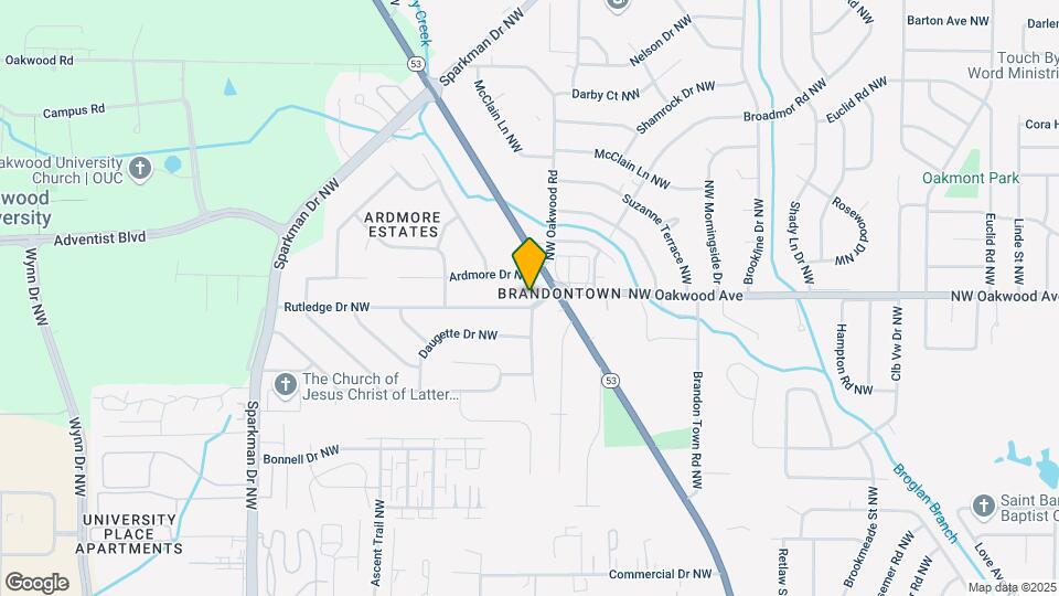 4602 Rutledge Dr NW Map and Location Details