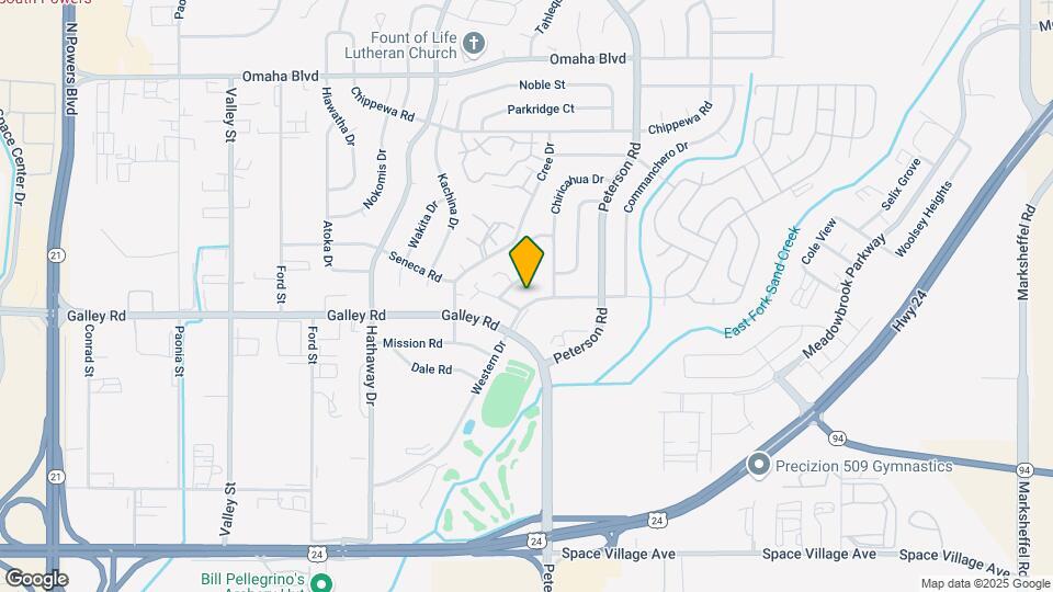 1030 WESTERN Dr Map and Location Details