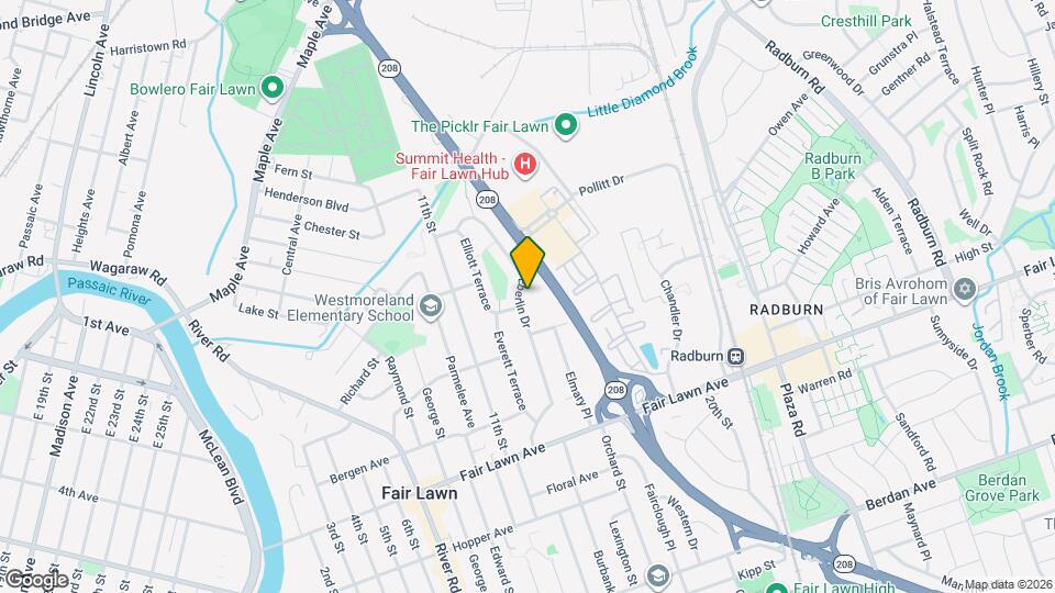 16-22 Eberlin Dr Map and Location Details