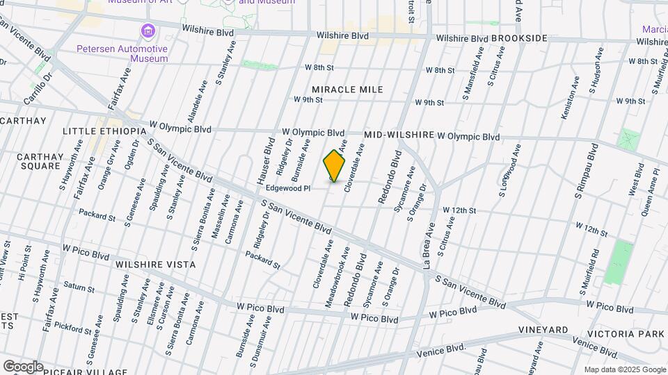 1136-1138 S Cochran Ave Mapa y Detalles de la Ubicación