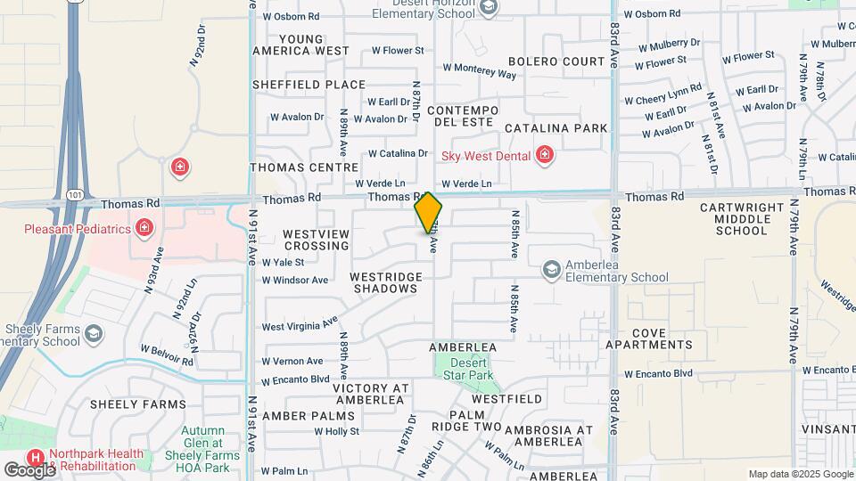 2718 N 87th Ave Mapa y Detalles de la Ubicación