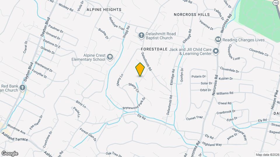 4653 Cary Ln Map and Location Details