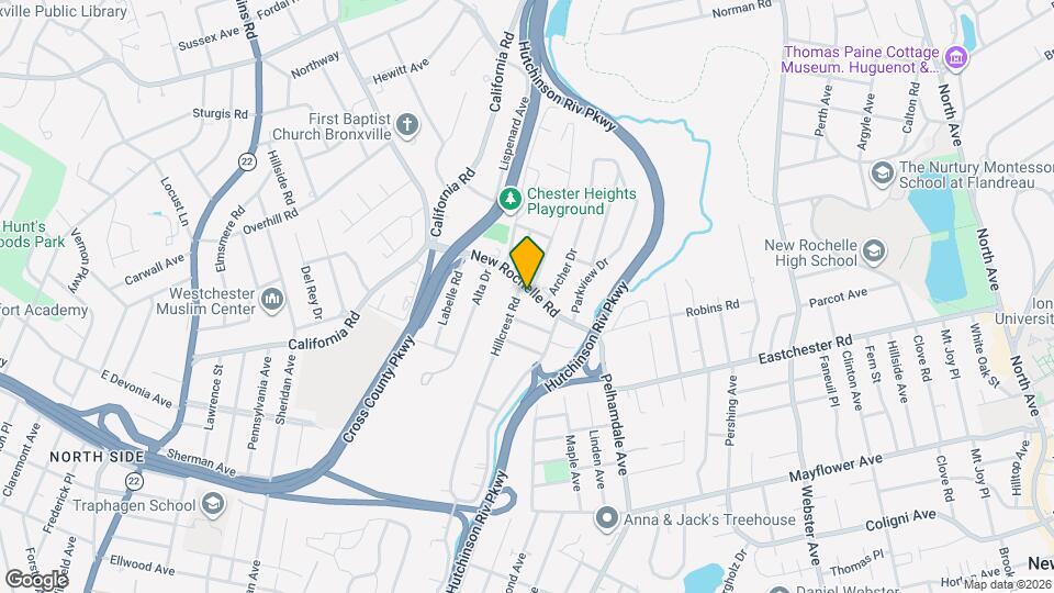 508 New Rochelle Rd, Unit 2 Map and Location Details