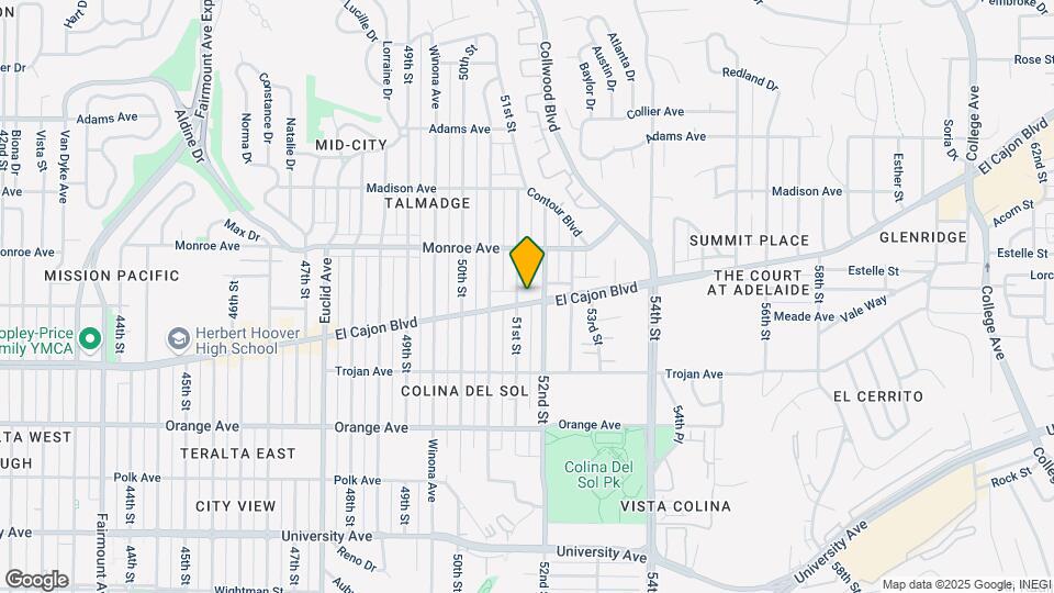 5114 El Cajon Blvd Map and Location Details