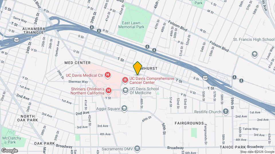 4701 V St Map and Location Details
