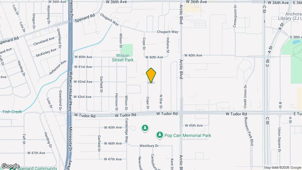 4207 Cope St, Unit C Mapa y Detalles de la Ubicación