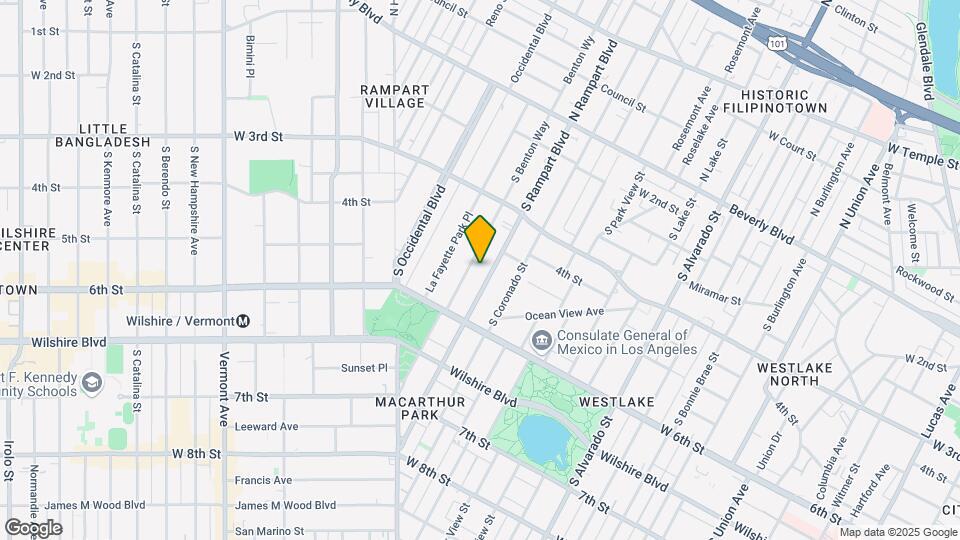 425 S Rampart Blvd Map and Location Details