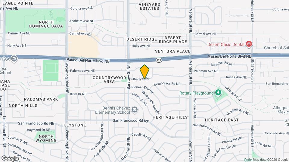 8512 Liberty Dr NE Mapa y Detalles de la Ubicación