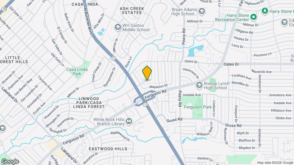 9538 Vinewood Dr Map and Location Details