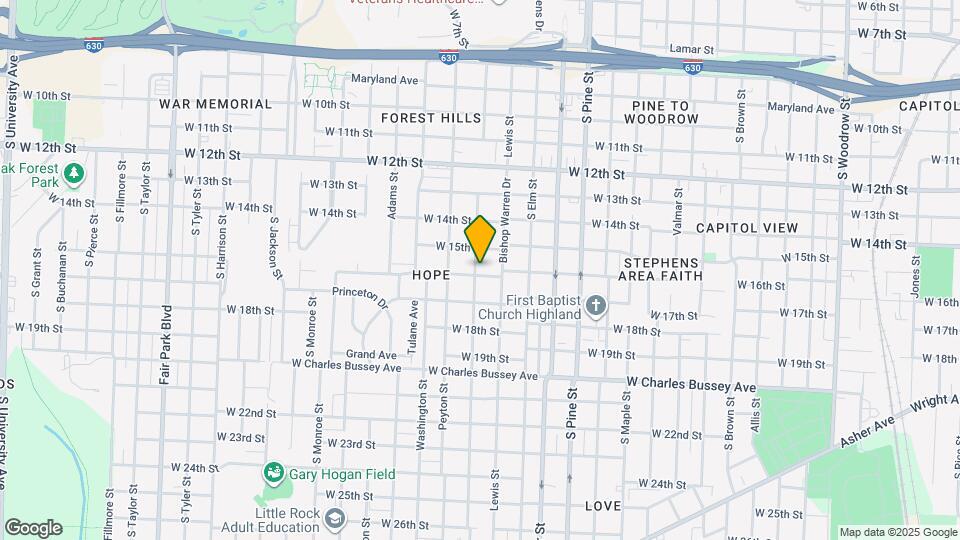 4224 W 16th St Map and Location Details