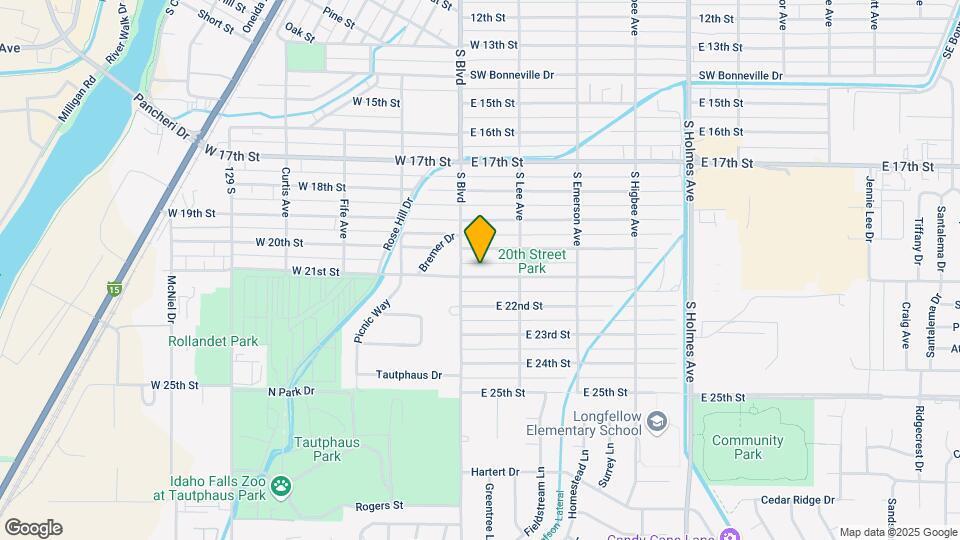 133 E 21st St, Unit Front Basement Map and Location Details