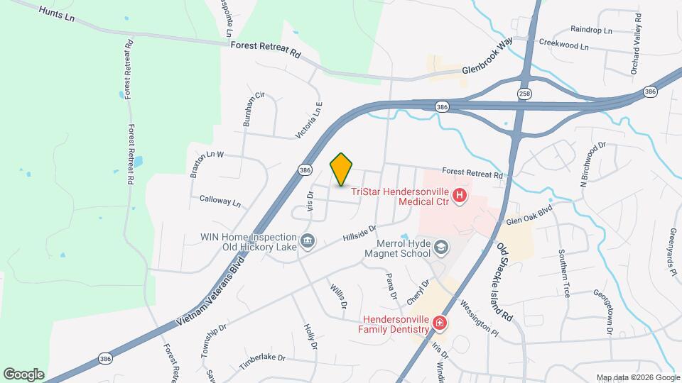 107 Valley View Ct Mapa y Detalles de la Ubicación