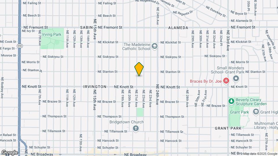 2810 NE 21st Ave Map and Location Details